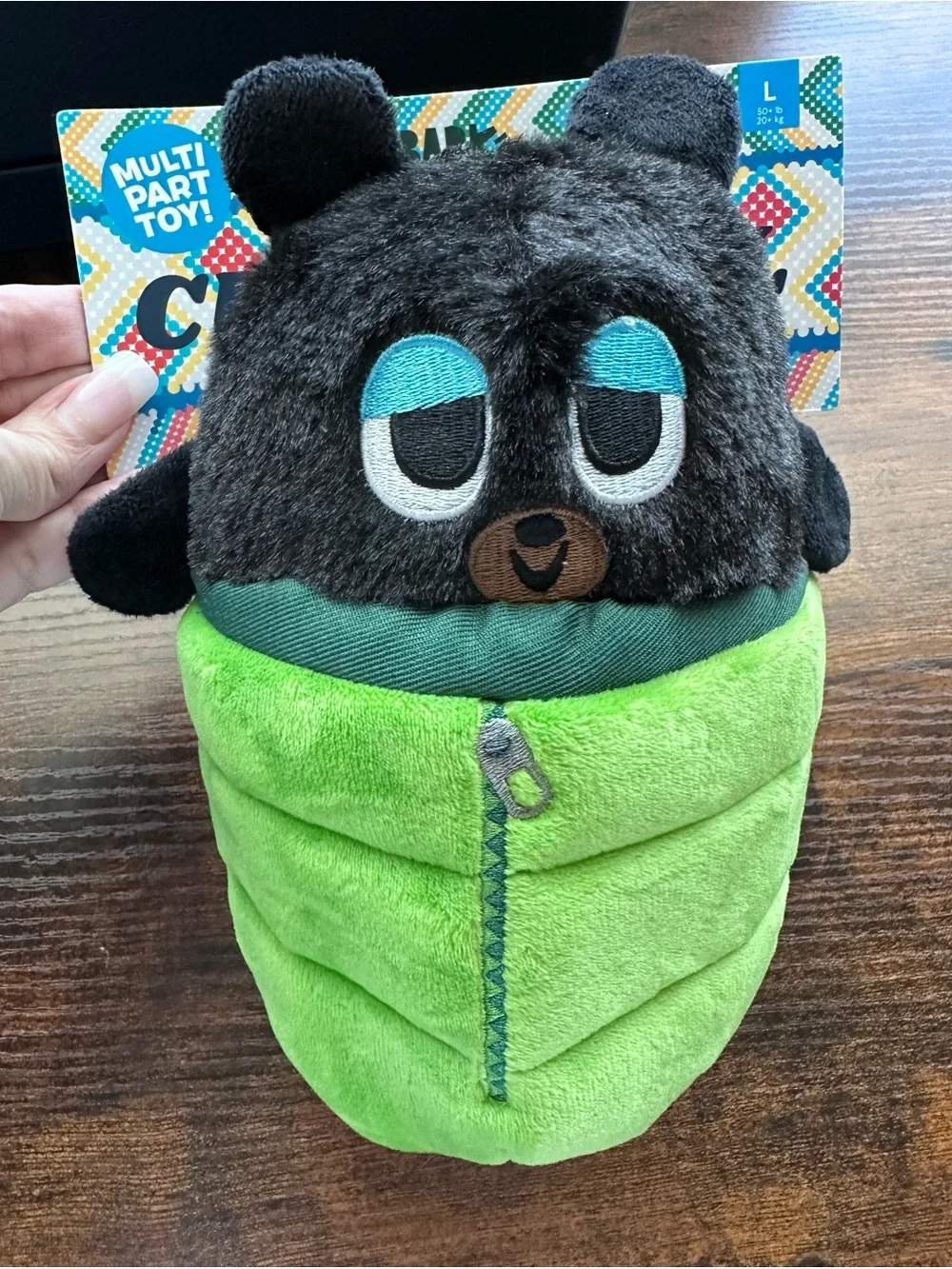 BARK Camping Dog Toy Set NWT Squeaky Crinkle Treat Toys